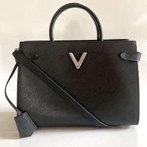Louis Vuitton Black Epi Leather Twist Tote